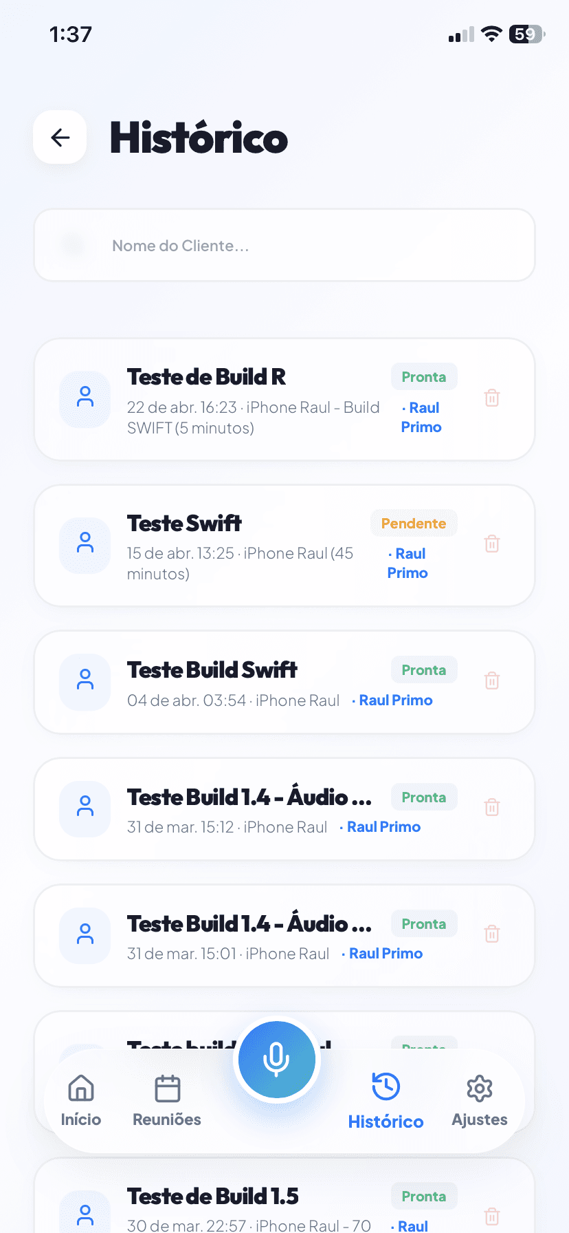 RepportAI screen 2